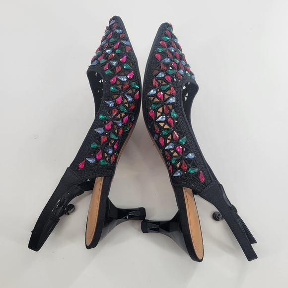 J. Renee Hasini Slingback Pump Shoes size 8.5 - Picture 4 of 6